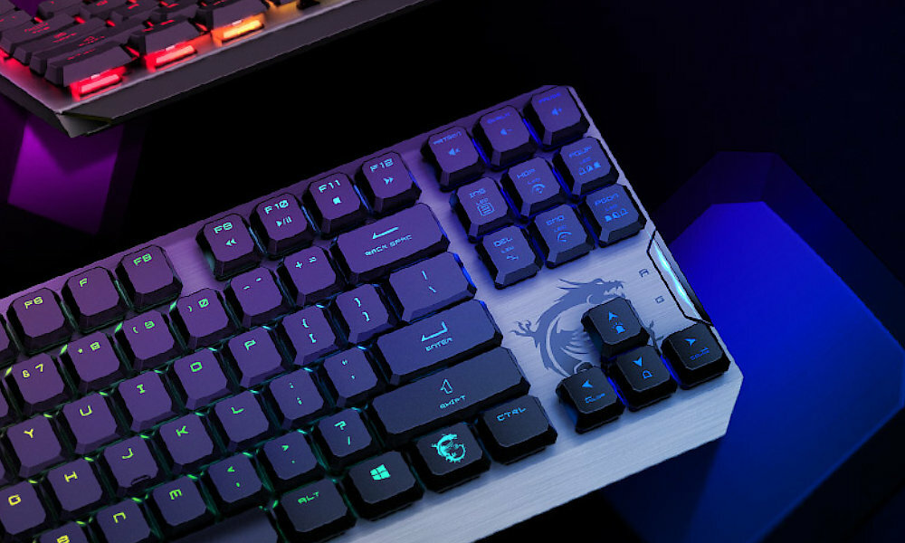 MSI GK50 Low Profile TKL front