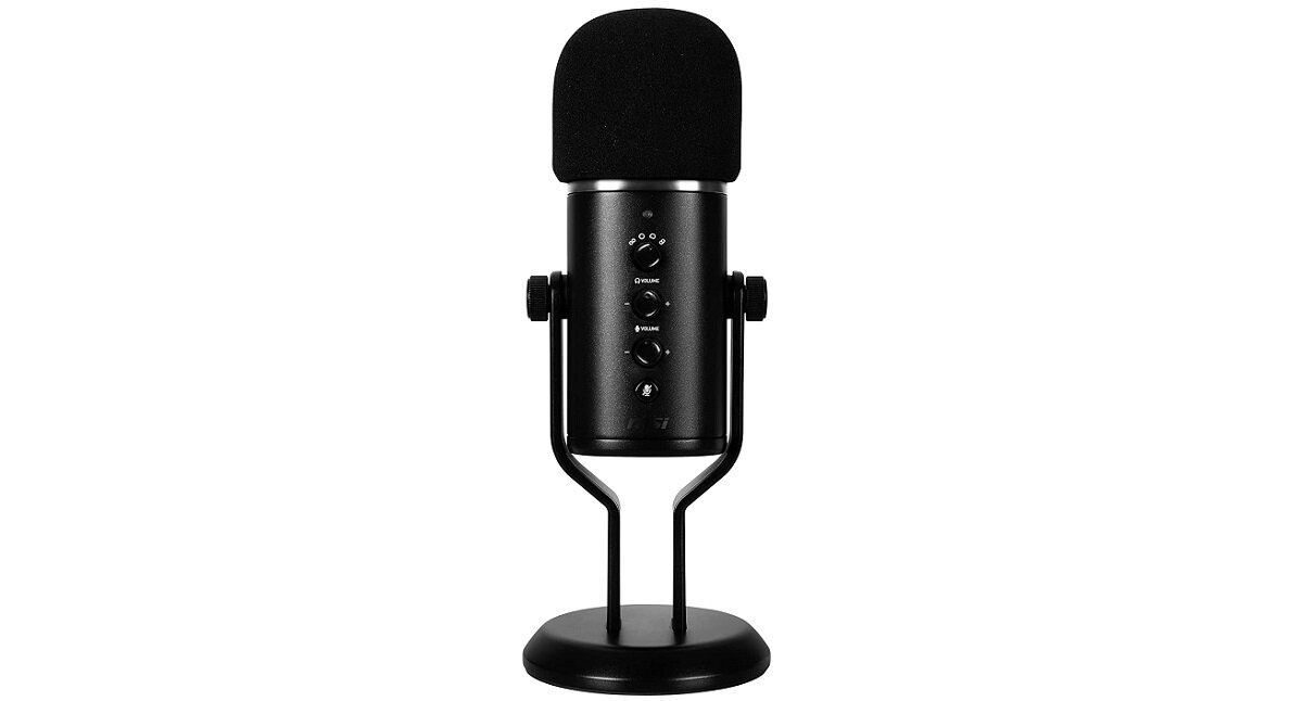 Mikrofon MSI Immerse GV60 Streaming MIC Elegancki mikrofon z matowym wykończeniem natychmiast zamienia każdą konfigurację w studio Lepsze brzmienie