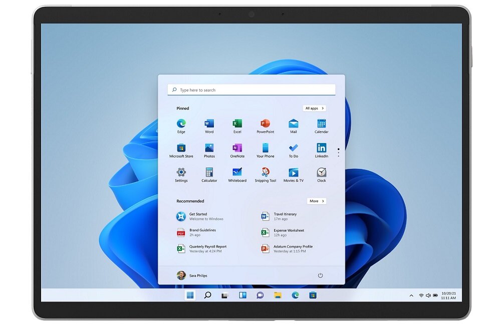Laptop MICROSOFT Surface Pro 8 karta graficzna odświeżanie