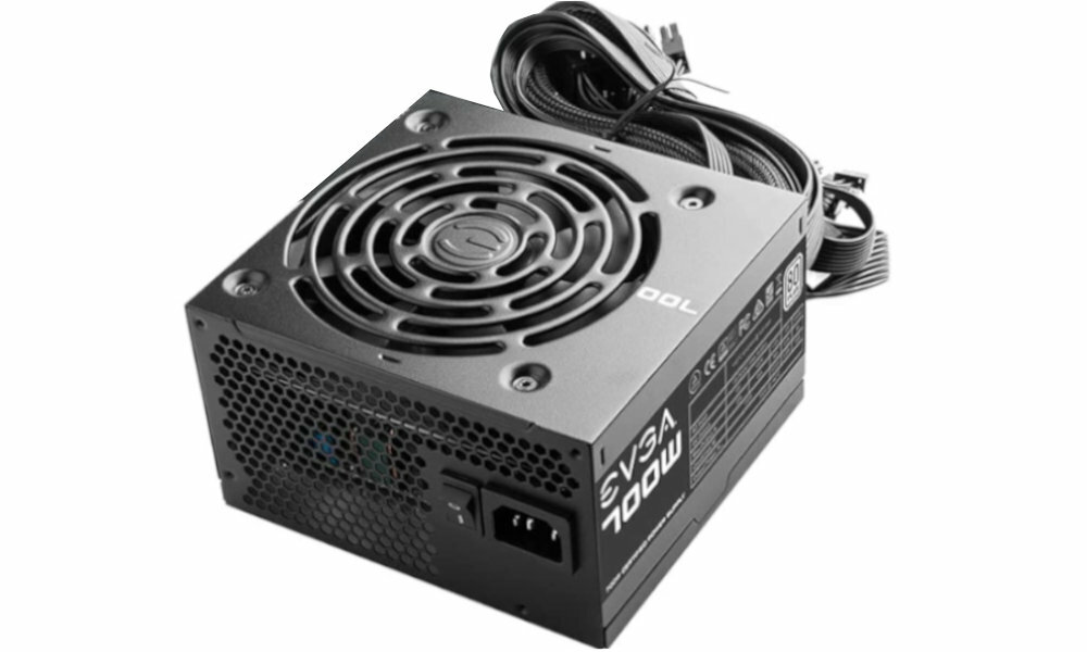 EVGA W1 700W 80 Plus front