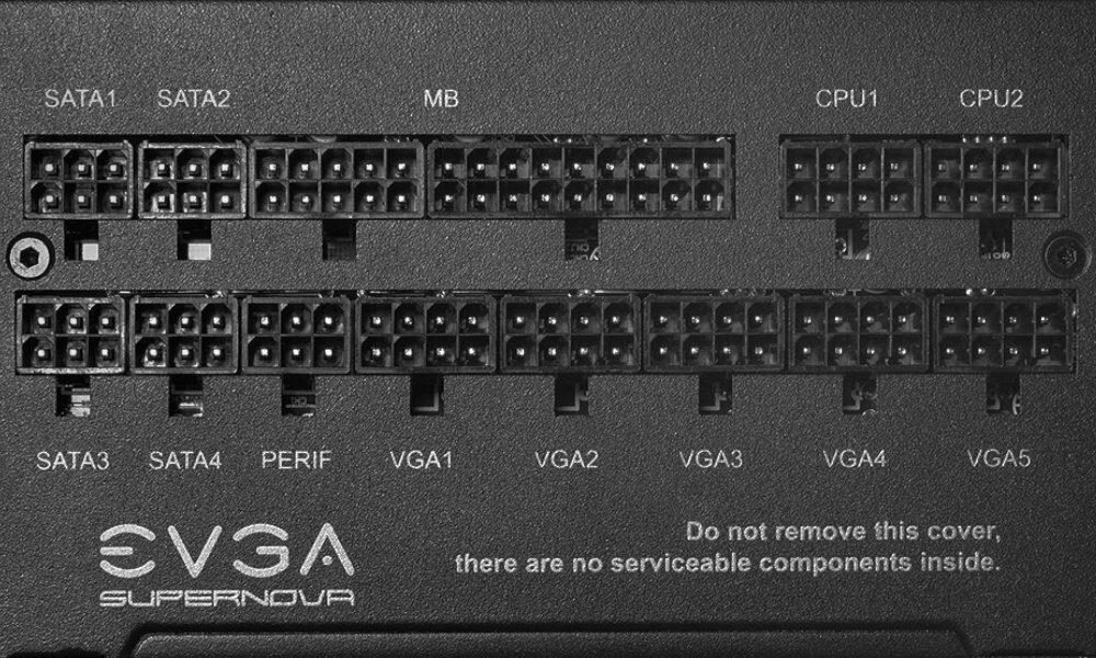 EVGA SuperNOVA GT 1000W Gold zlacza