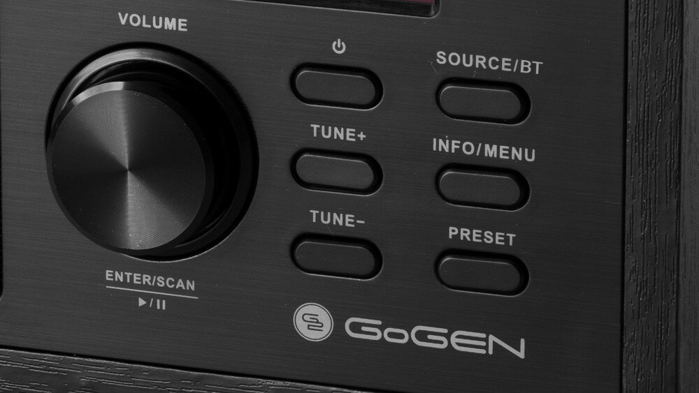 Radio GOGEN DAB 620 BTCB - design