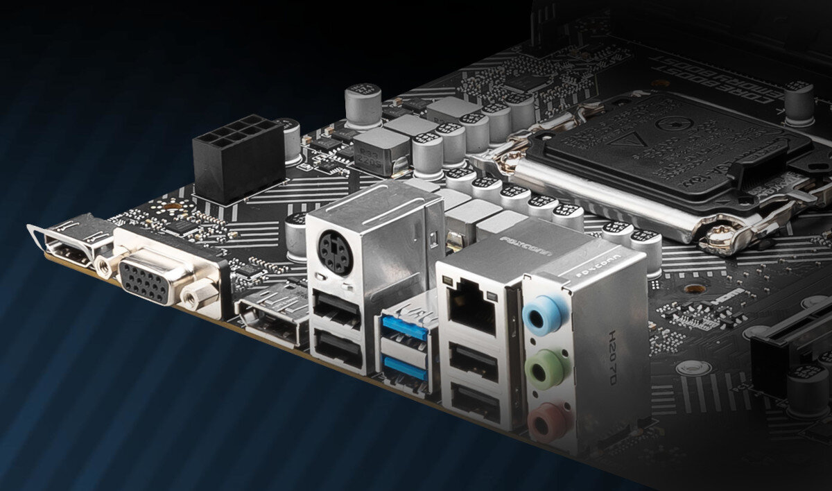 Płyta główna MSI Pro H610M-G DDR4 złacza porty Ethernet USB