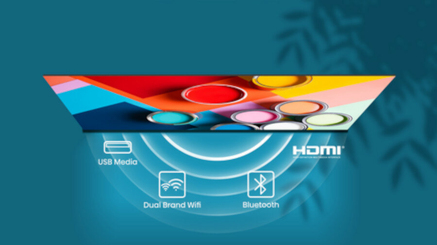 Telewizor HISENSE A6BG - łączność