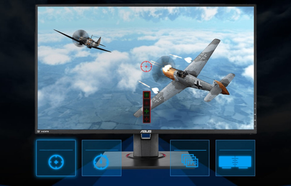 Monitor ASUS Gaming VG278QF w grze kazda sekunda ma znaczenie