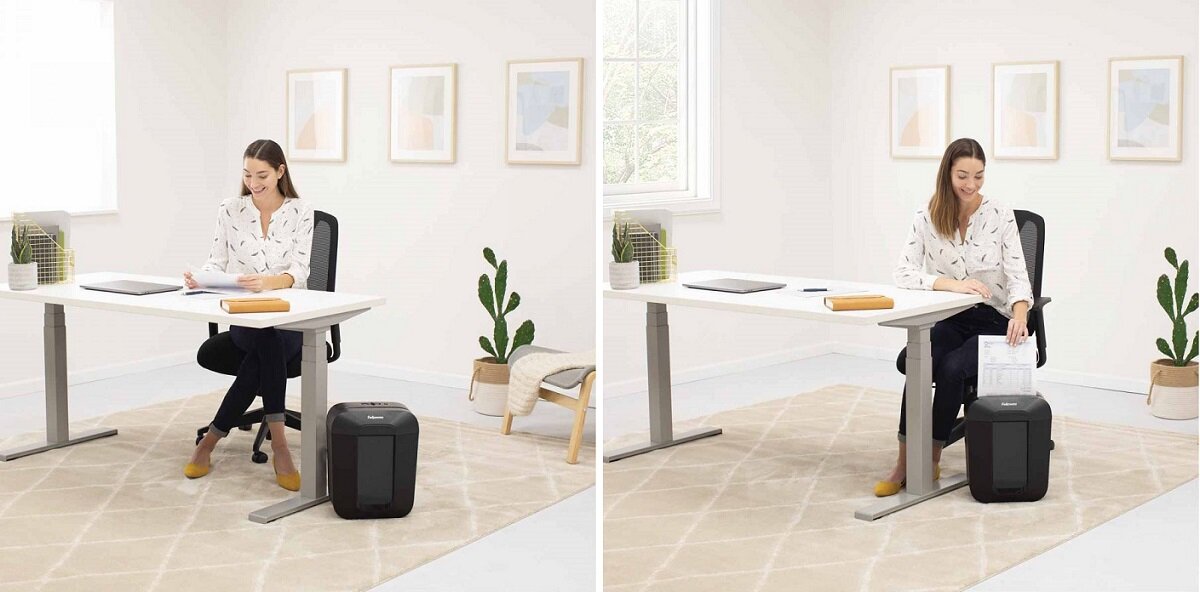 Niszczarka FELLOWES LX25 Pojemność, która Cię zadowoli