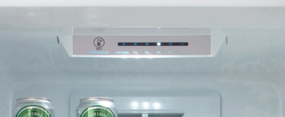 LODÓWKA MIDEA MDRB438FGE28 3D wyświetlacz elektroniczny