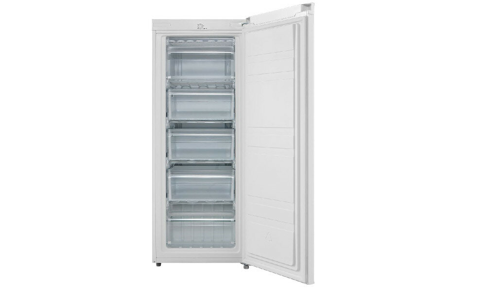 MIDEA-MDRU333FZF02 zamrażarka nowoczesna szuflady półki produkty wzornictwo detale oszczędna przyjazna środowisko no frost