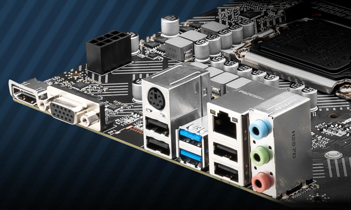 Płyta główna MSI Pro H610M-B DDR4 złacza porty Ethernet USB