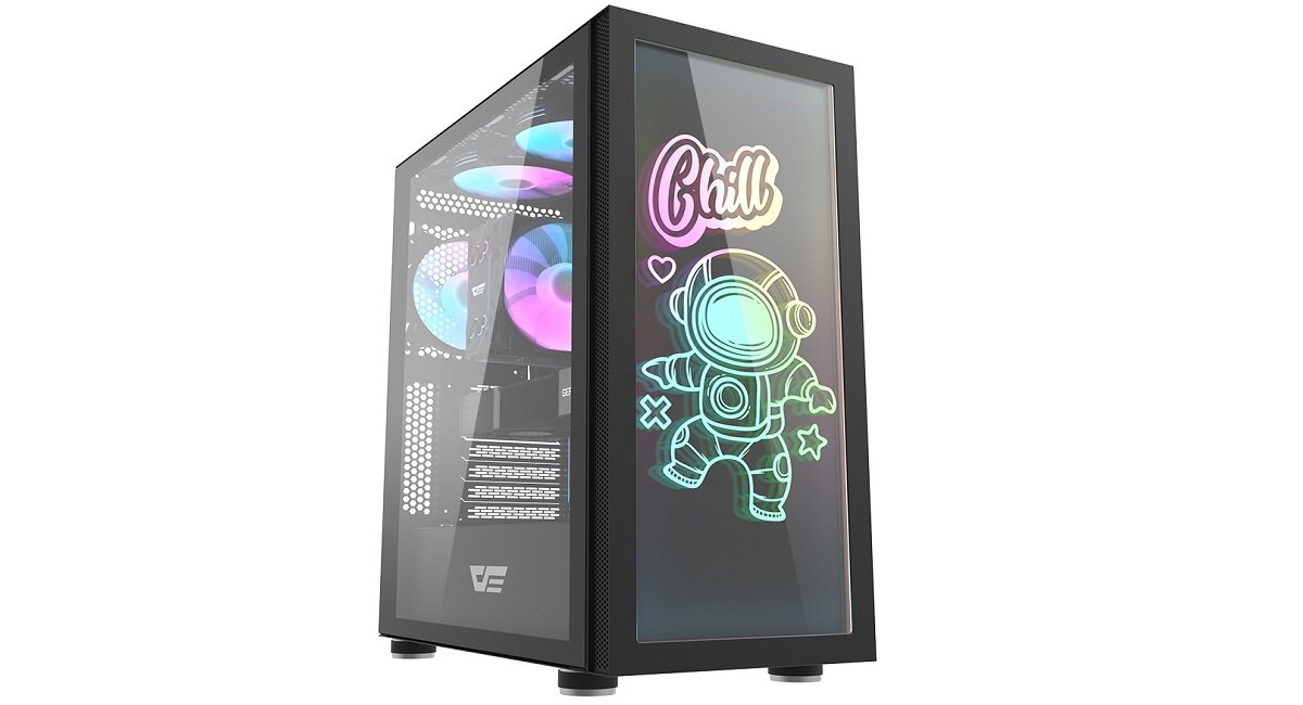 Obudowa DARKFLASH DK210 Graffiti Interaktywny panel przedni