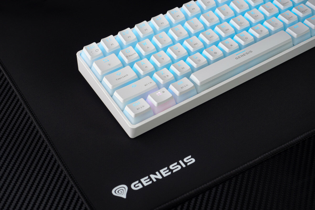Klawiatura GENESIS Thor 660 bialy N-Key Rollover