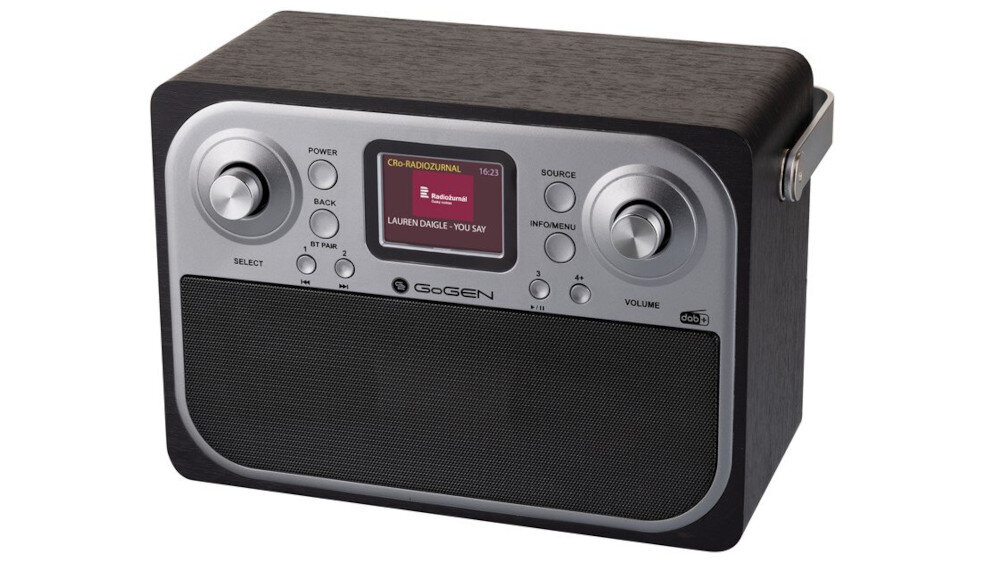 Radio GOGEN DAB 700 BTCB - wyświetlacz