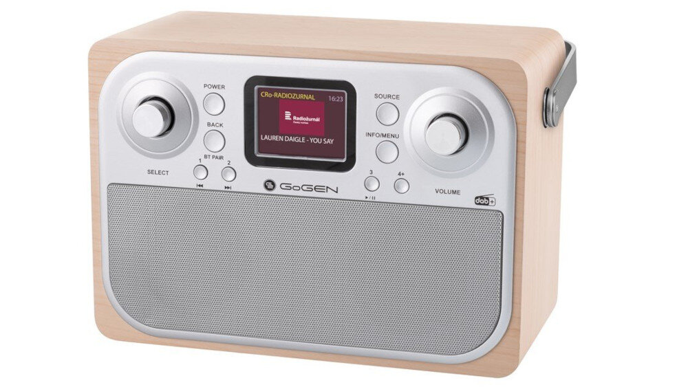 Radio GOGEN DAB 700 BTCB - wyświetlacz