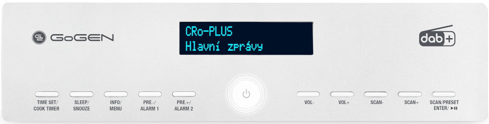 Radio GOGEN DAB 600 - wyświetlacz