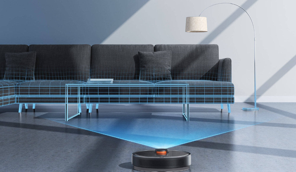 Robot sprzatajacy XIAOMI Mi Robot Vacuum-Mop 2 Ultra Set 12 czujnikow 3 procesowy algorytm SLAM