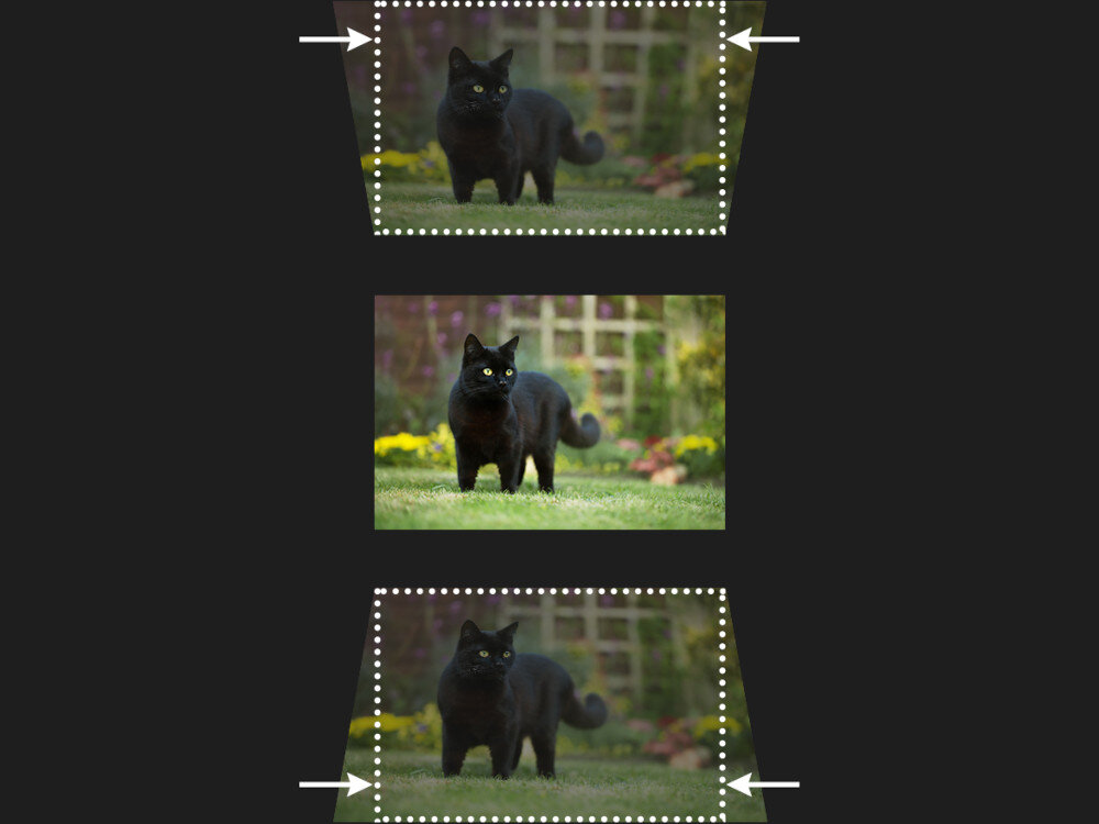 Projektor ACER X1629H korekcja zniekształcenie