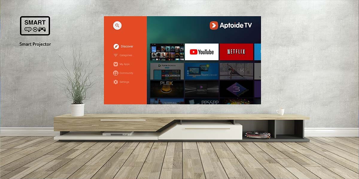 Projektor AOPEN PV11A apikacja aptoide tv