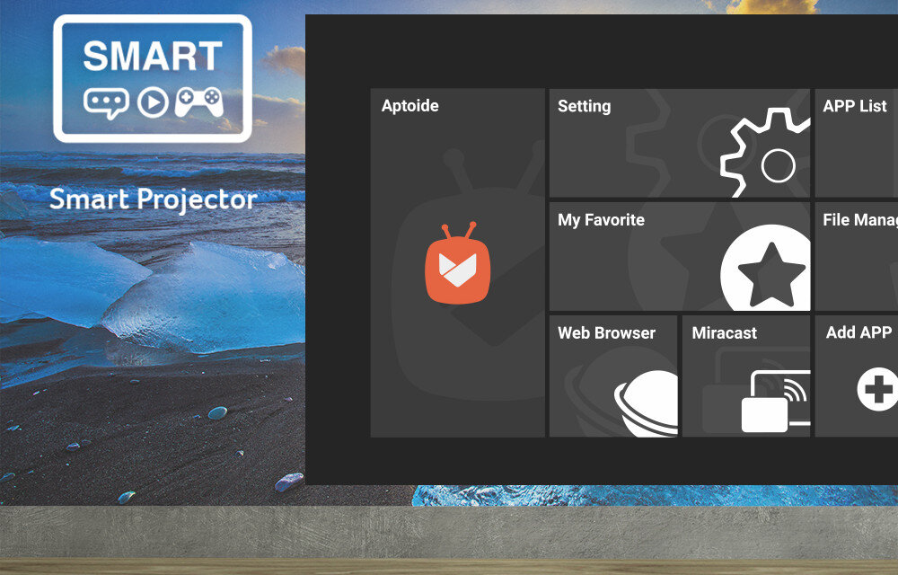 Projektor ACER M311 streaming aplikacje