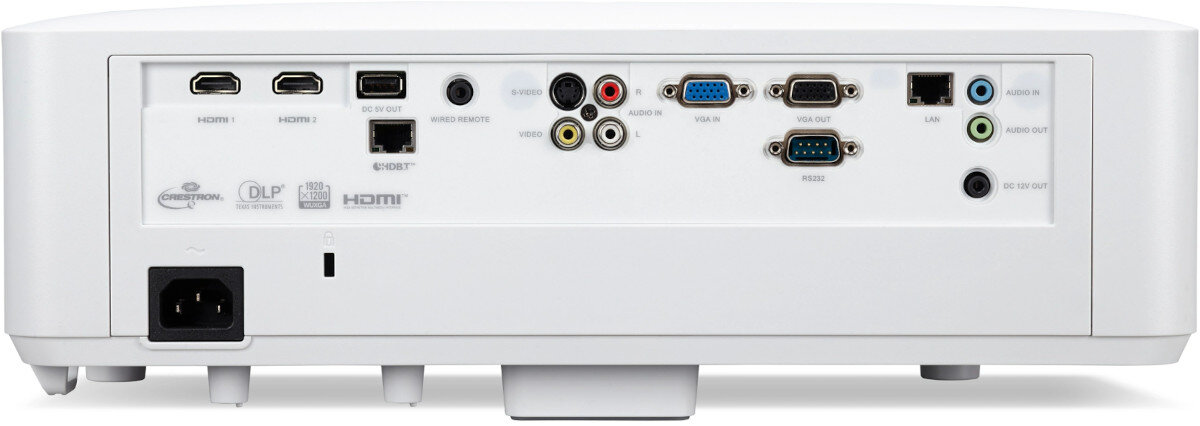 Projektor ACER PL7610T złącza porty podłączenie