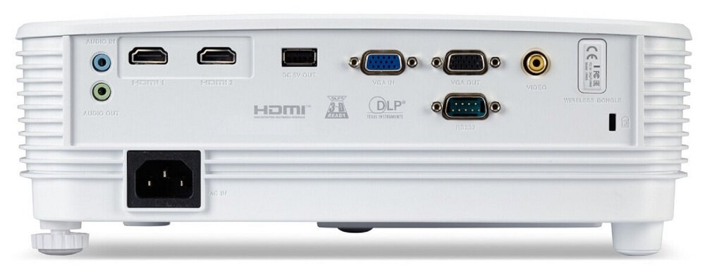 Projektor ACER P1257I porty złącza