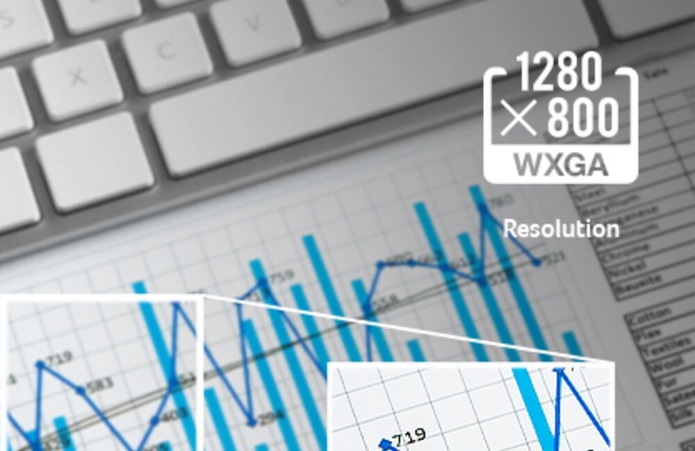 Projektor ACER P1357Wi Idealnie wkomponuje się do Twojego biura Bezprzewodowa projekcja obrazu