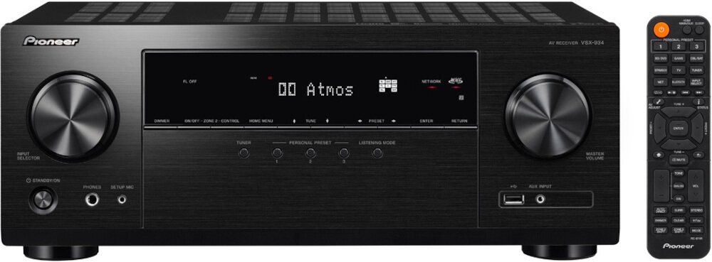 Kino domowe PIONEER VSX-934B + TAGA TAV-607  - funkcjonalność