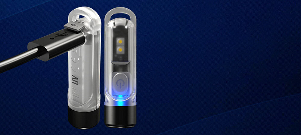 Latarka NITECORE Tiki UV kontrukcja aluminium