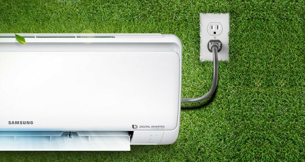 KLIMATYZATOR SPLIT SAMSUNG LUZON tryb ekologiczny mniejsze zużycie energii