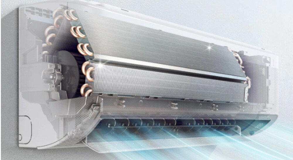 Klimatyzator SAMSUNG Split Luzon AR24TXHZAWKN-EU tryb eco, mniejsze zużycie energii, mniejsze rachunki za prąd