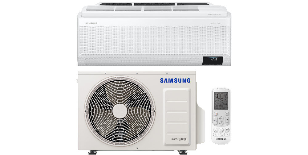 Klimatyzator SAMSUNG Split WindFree Pure 1.0 AR09AXKAAWKN-EU funkcja ai auto comfort, automatyczne dopasowanie trybu i temperatury