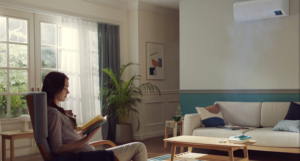 Klimatyzator SAMSUNG Split WindFree Pure 1.0 AR09AXKAAWKN-EU technologia digital inverter boost, większa efektywność chłodzenia, równomierne rozprowadzenie powietrza