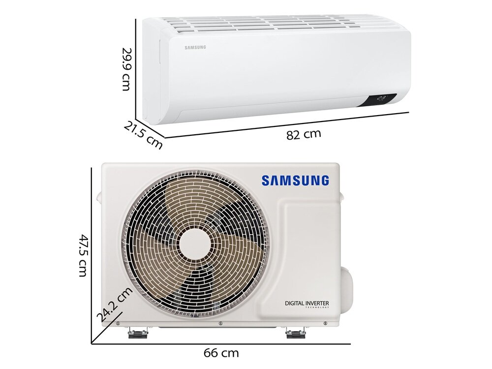 Klimatyzator SAMSUNG Split Luzon AR09TXHZAWK-EU z usługą montażu