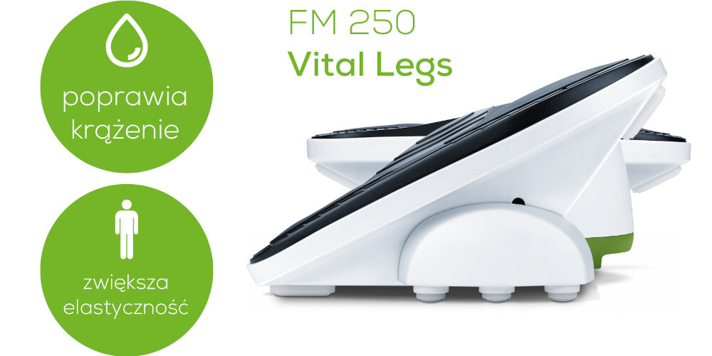 Elektrostymulator BEURER FM 250 Vital Legs - wyglad design