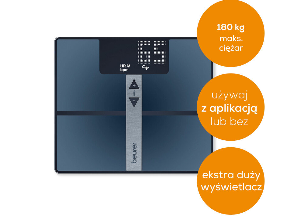 Waga BEURER BF 980  pokryta szklem bezpieczna 