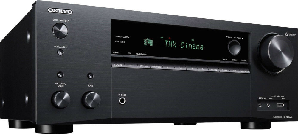 Kino domowe ONKYO TX-NR696B + JAMO S-809 HCS 5.0 - dźwięk