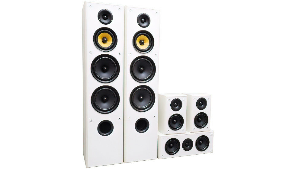 Kino domowe ONKYO TX-NR696B + TAGA TAV-606 - kolumny