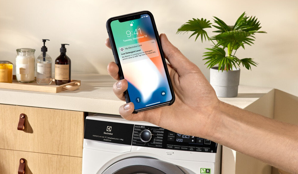 PRALKA ELECTROLUX EW6F349BSPA aplikacja smartfon zdalne sterowanie