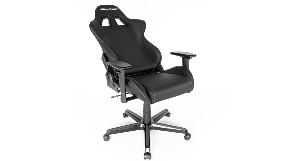 Fotel DXRACER Seria Formula OH/F08/N Czarny poduszka ledzwiowa zaglowek