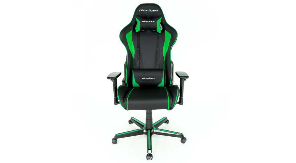 Fotel DXRACER Seria Formula OH/F08/NE Czarno-zielony gaming