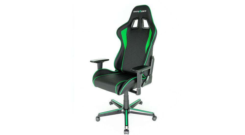 Fotel DXRACER Seria Formula OH/F08/NE Czarno-zielony udźwig siłownik