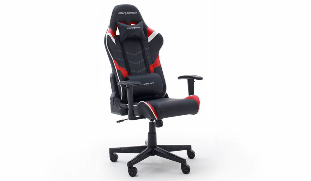 Fotel DXRACER Seria Progress OH/P188/NRW Czarno-czerwono-biały dane