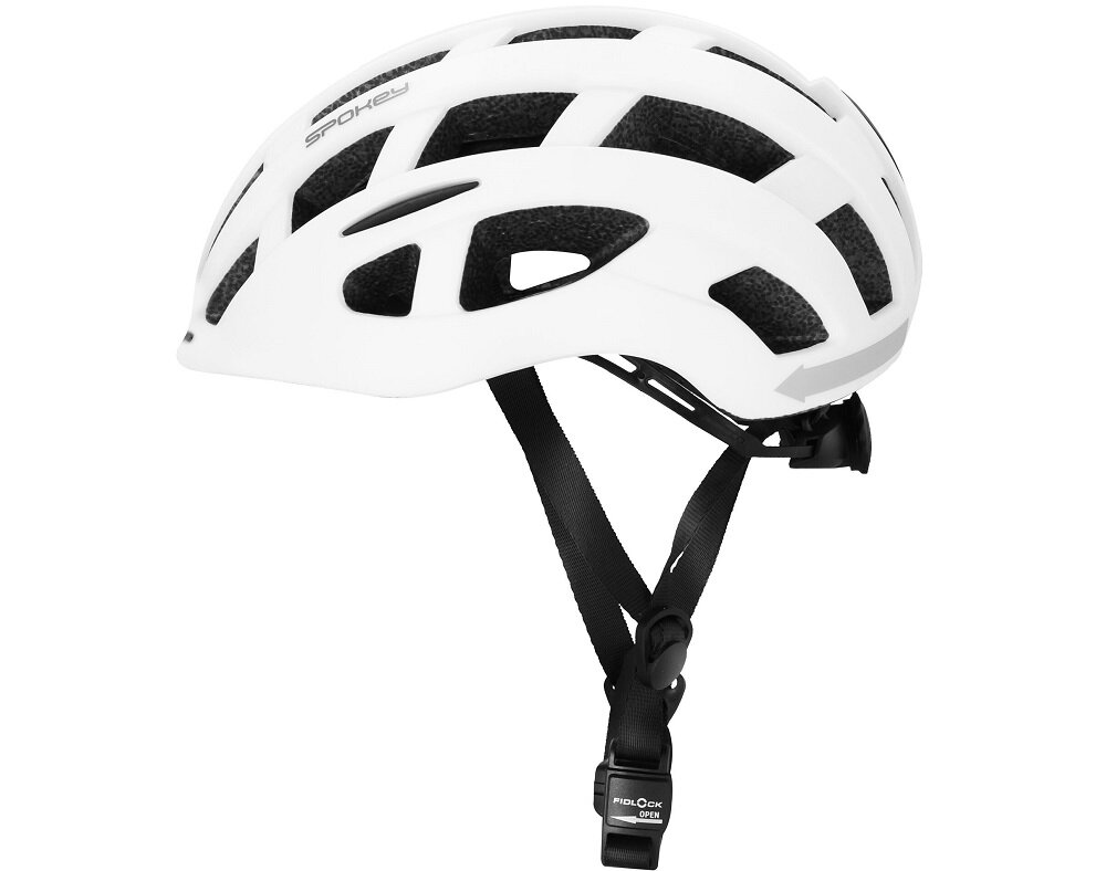 Kask rowerowy SPOKEY Pointer Pro Biały (rozmiar M) - Pianka EPS