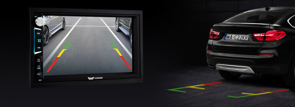 Kamera cofania VORDON VRC-310 - linie parkingowe