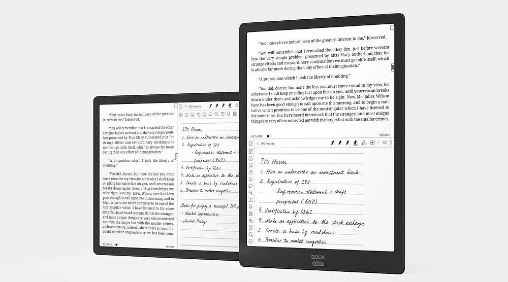 Czytnik E-Booków ONYX Boox Max Lumi 2 ekran bateria aparat procesor ram pamięć pojemność rozdzielczość zdjęcia filmy opis dane cechy blokady system łączność wifi bluetooth obudowa szkło odporność porty muzyka transfer sieć przekątna matryca waga czujniki