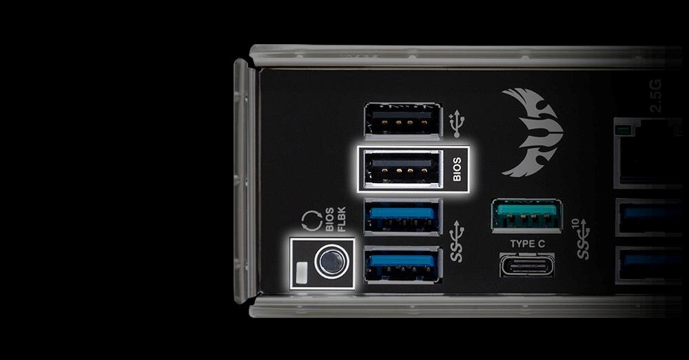Płyta główna ASUS TUF Gaming B550 Plus WiFi II - BIOS FlashBack