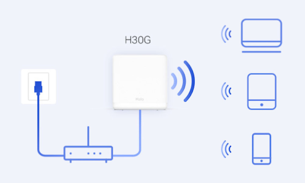 Router MERCUSYS Halo H30G 2-Pack