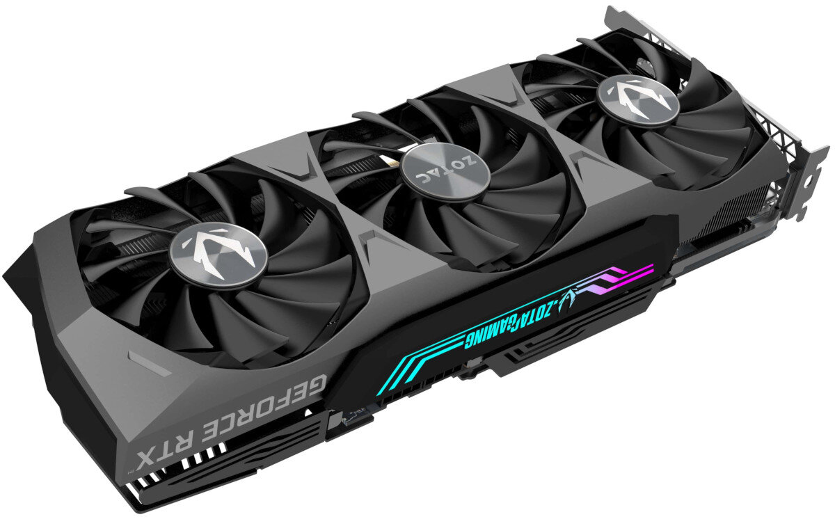 Karta graficzna ZOTAC GeForce RTX 3080 Ti Trinity OC LHR 12GB efektywny uklad chlodzenia