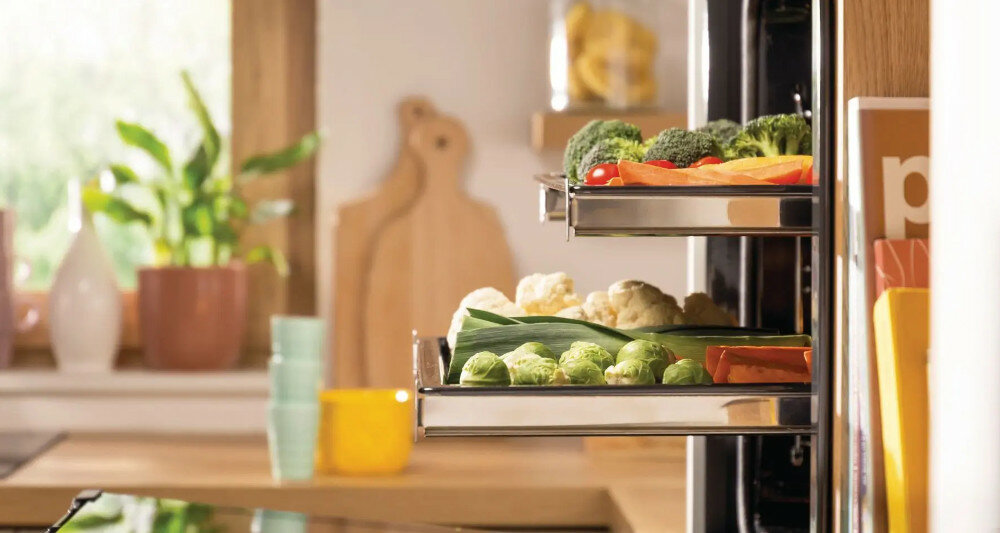 PIEKARNIK GORENJE BOS6737E06WG prowadnice teleskopowe wygoda blokada