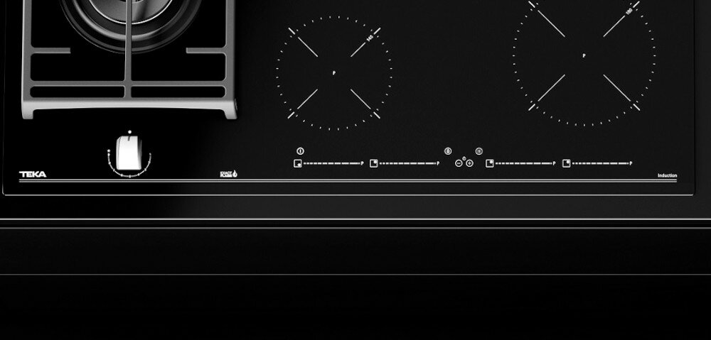 TEKA JZC 95314 ABC BK gaz palnik pokrętło zapalacz płomień exact flame