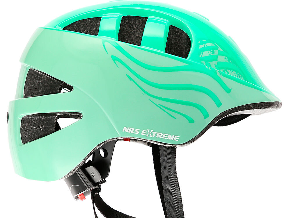 Kask rowerowy NILS EXTREME MTW08 Zielony (rozmiar XS) regulacja
